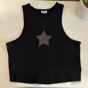 Garage Black Star Tank Top